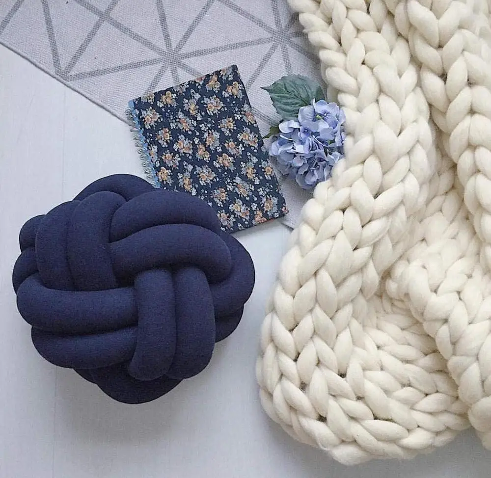 Wholesale Polyester Chunky Knit Blanket Chenille Throw Soft Wool Knit Throw Blanket