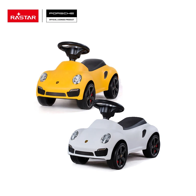 New arrival kids car Rastar Porsche Kids plastic foot to floor baby ride on toy driving walker for baby