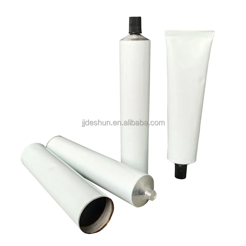 Для вторичной переработки фруктовым джемом 110g алюминиевые складные трубки зубные пасты без надписей белый фармацевтическая алюминиевая пустой тюбик в наличии на складе