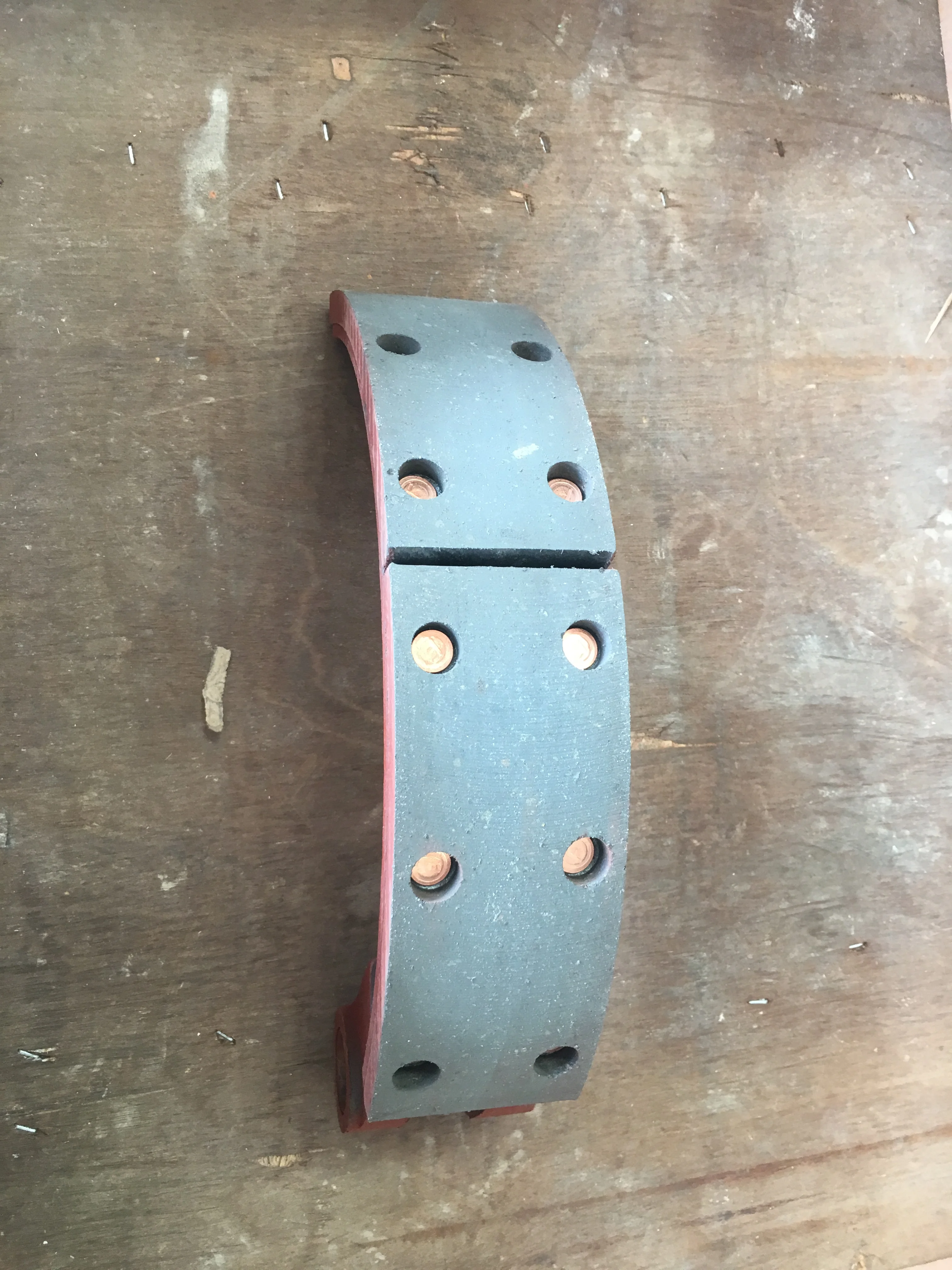 Grader	brake	SP122377	84787105	Brake shoes; glued rivets; Weizheng