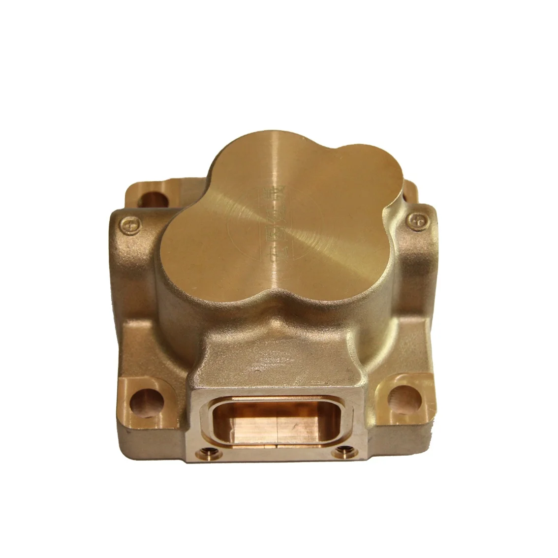 Manganese brass investment casting parts for rail transit/ train fitting large nut