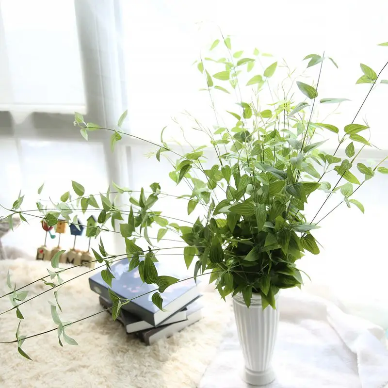 80cm Length artificial leaves wall climb Faux Hanging plant Vines artificial decoration leaf