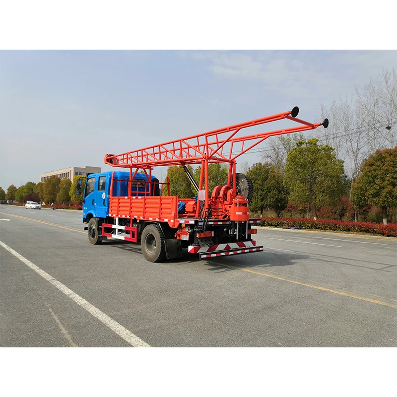 DPP 100 diesel engine truck-mounted earth exploration drilling machine /core rig/drilling rig for soil investigation