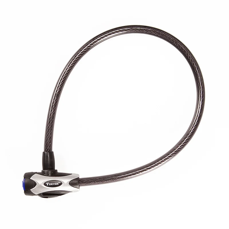 TONYON High security anti theft cable with lock bicycle lock cable cycle lock bicycle