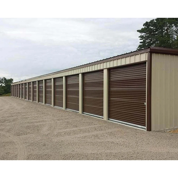 Prefabricated Steel Structure Mini Storage Shed Warehouse Building