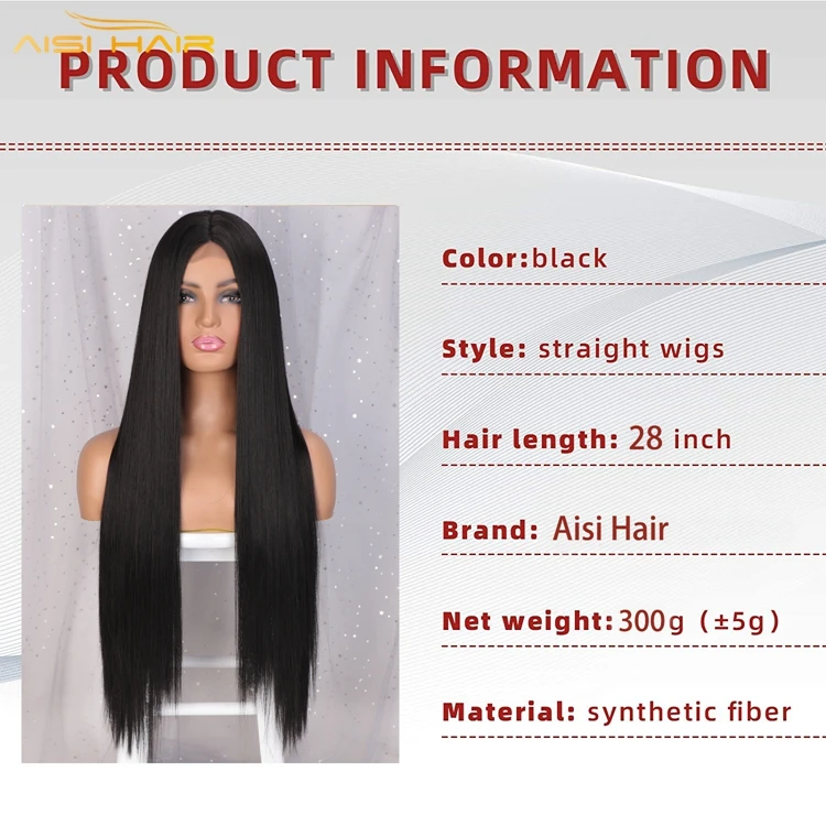 Aisi Blond Ombre Brown Black Hot Sale Cheap Hand Tied For Women Blend Wig High Quality Swiss Lace Front Synthetic Hair Wigs