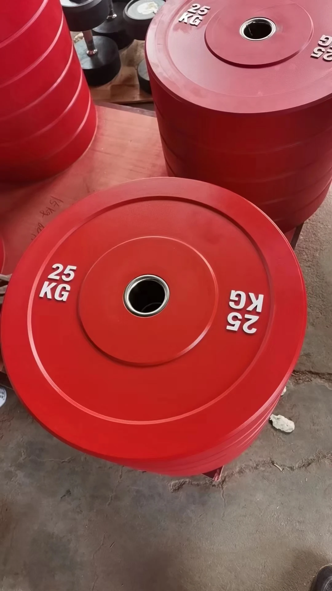 Factory Price Free Standard Weight Plates Gym Weight Lifting Bumper Plate for Sale