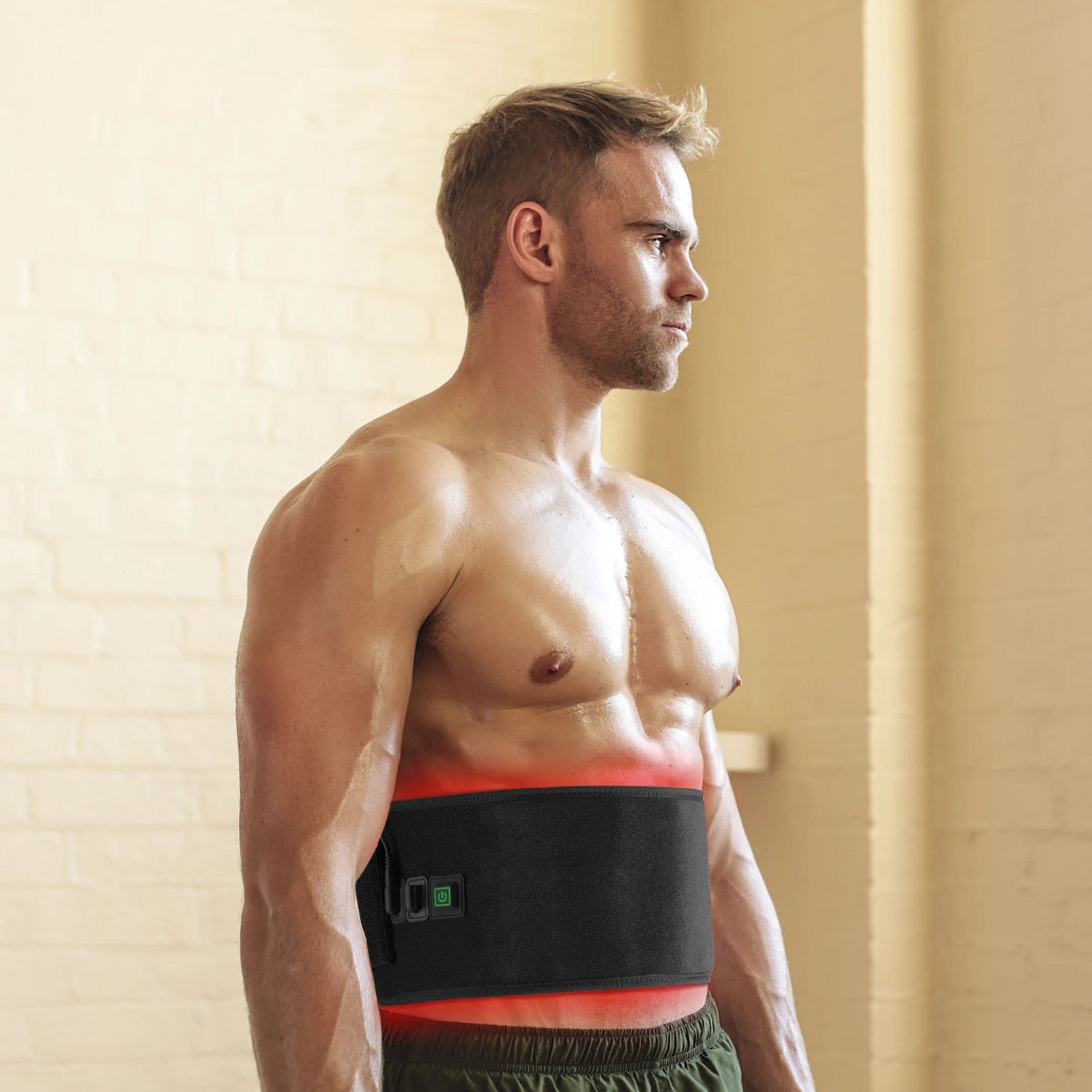 Kinreen 850 Nanometer Infra Belt Wrap Mat Blanket Led Redlight Nir Near Infrared Wearable Device Red Light Therapy Pad For Face