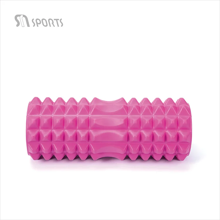 High Density Foam Fitness Gym Exercise Roller Black EVA Yoga Grid