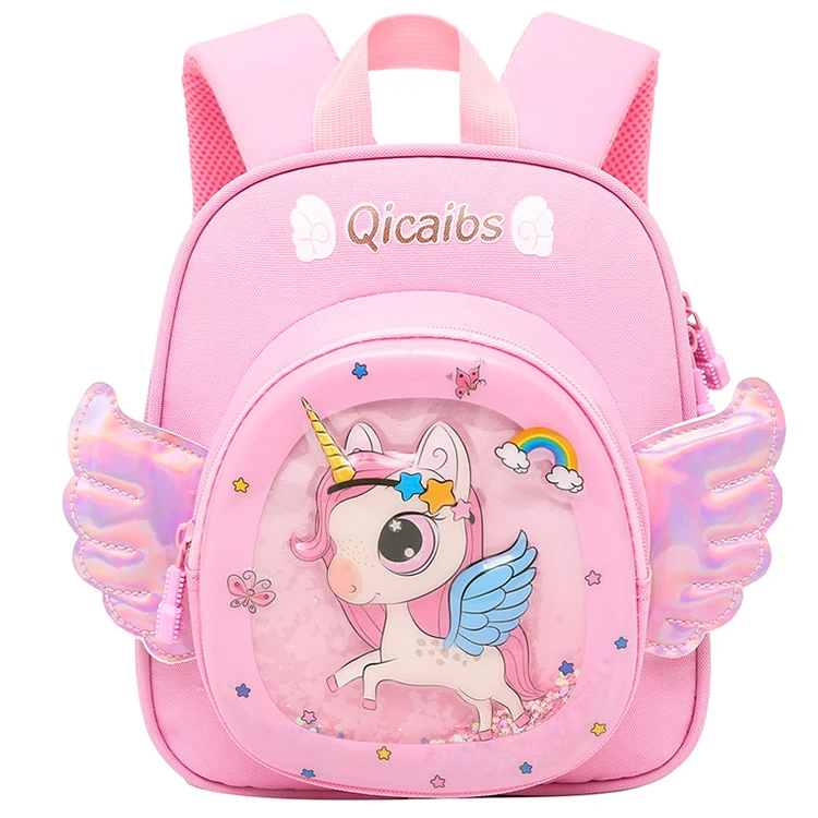 fashion unicorn school bag  cute kindergarten  cartoon  toddler school bag