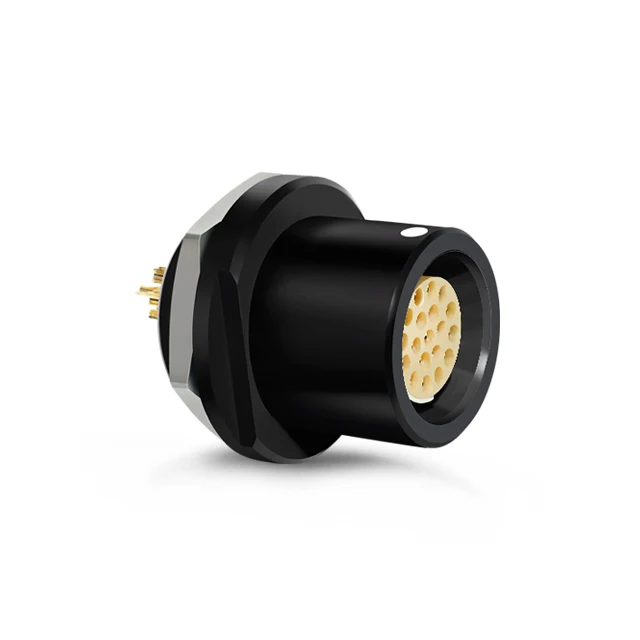 Fischers DBEU 102 A053 130 IP68 waterproof 4 pin push pull connector