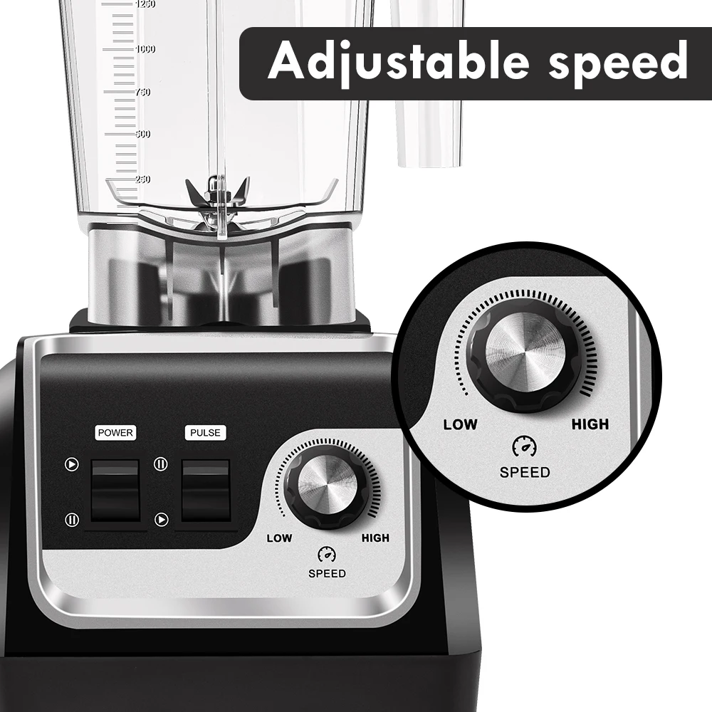 Food Processor Blender Licuadoras Industrial Hot Sale Summer for Commercial Ice and Fruit Mixer 2 Liter Electric Blender