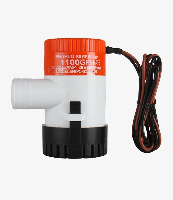 SEA FLO Top selling 12v High Pressure PUMP RV 350GPH automatic Submersible electric Marine Bilge pump