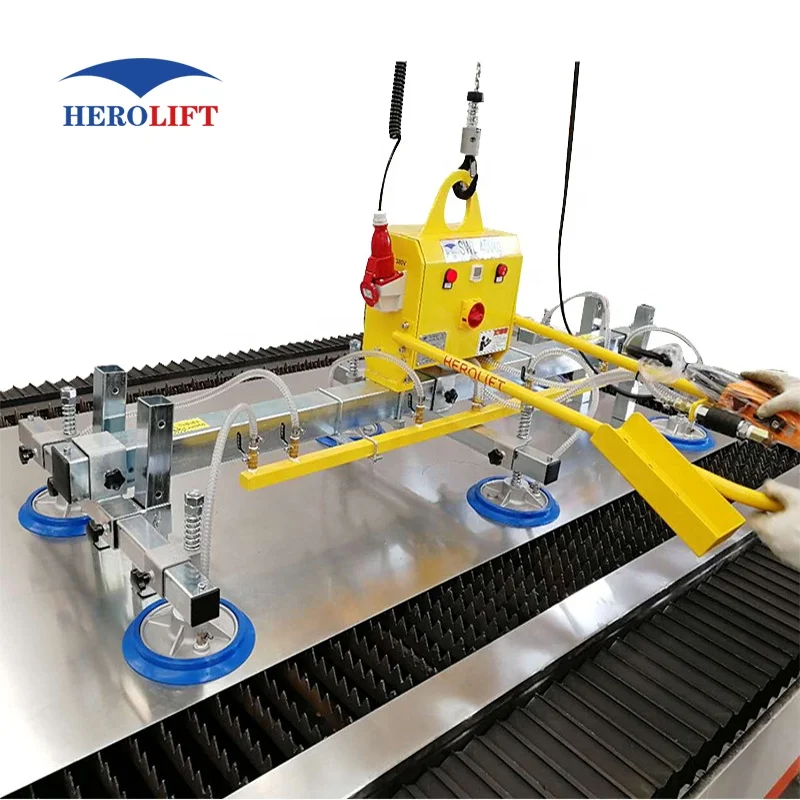 Hot sales heavy load 100-1000kg capacity vacuum lifter handling equipment for stone glass metal sheet