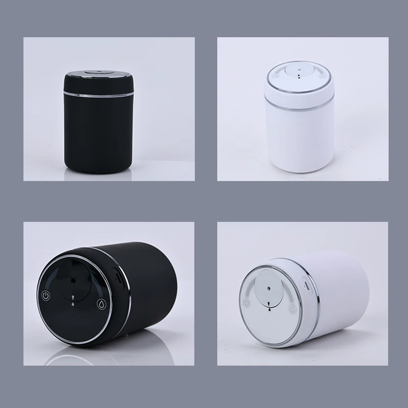 VSCENT Mini Car Aroma Diffuser Machine Essential Oil Electric White Black for Car USB Mini Silent Fragrance no need to Water
