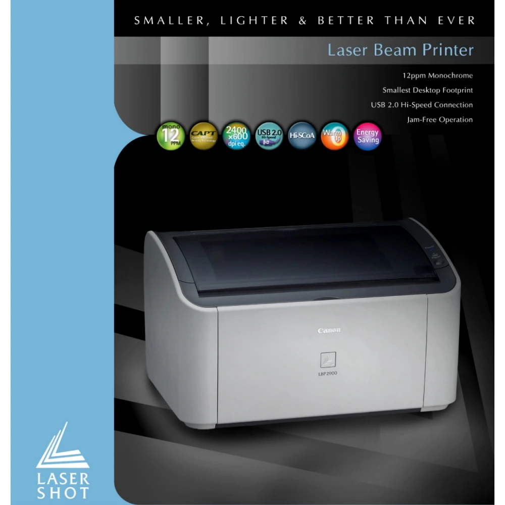 Brand New Laser Shot LBP2900 2900+ A4 B&W Laser Printer for Canon Desktop Printer