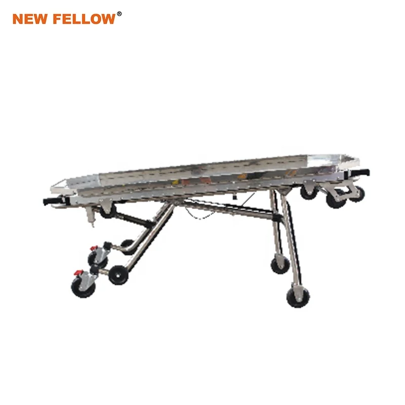 NF-A9-1 High Quality Stainless Steel Mortuary Stretcher