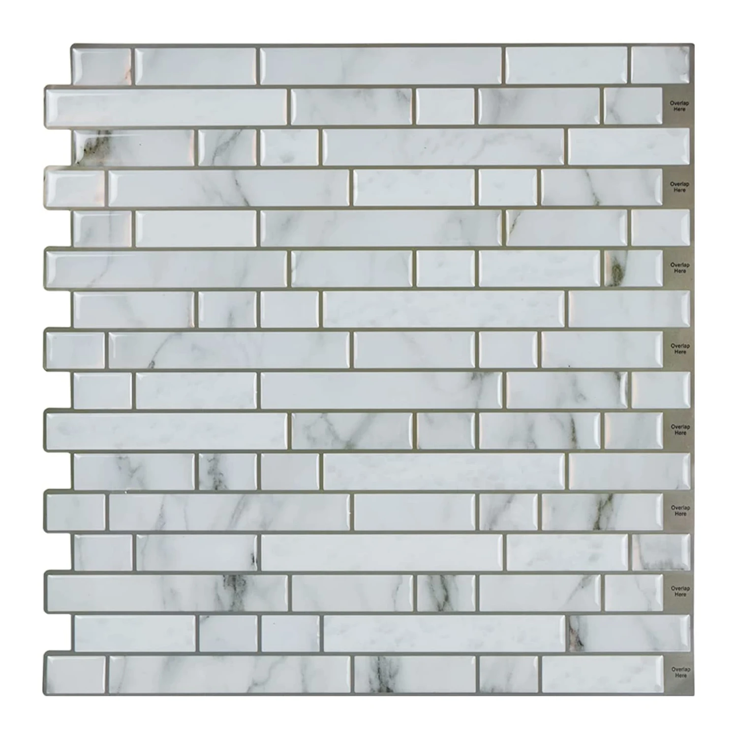 Factory Cheap Price 3d Peel And Stick Kitchen Backsplash Wall Tiles
