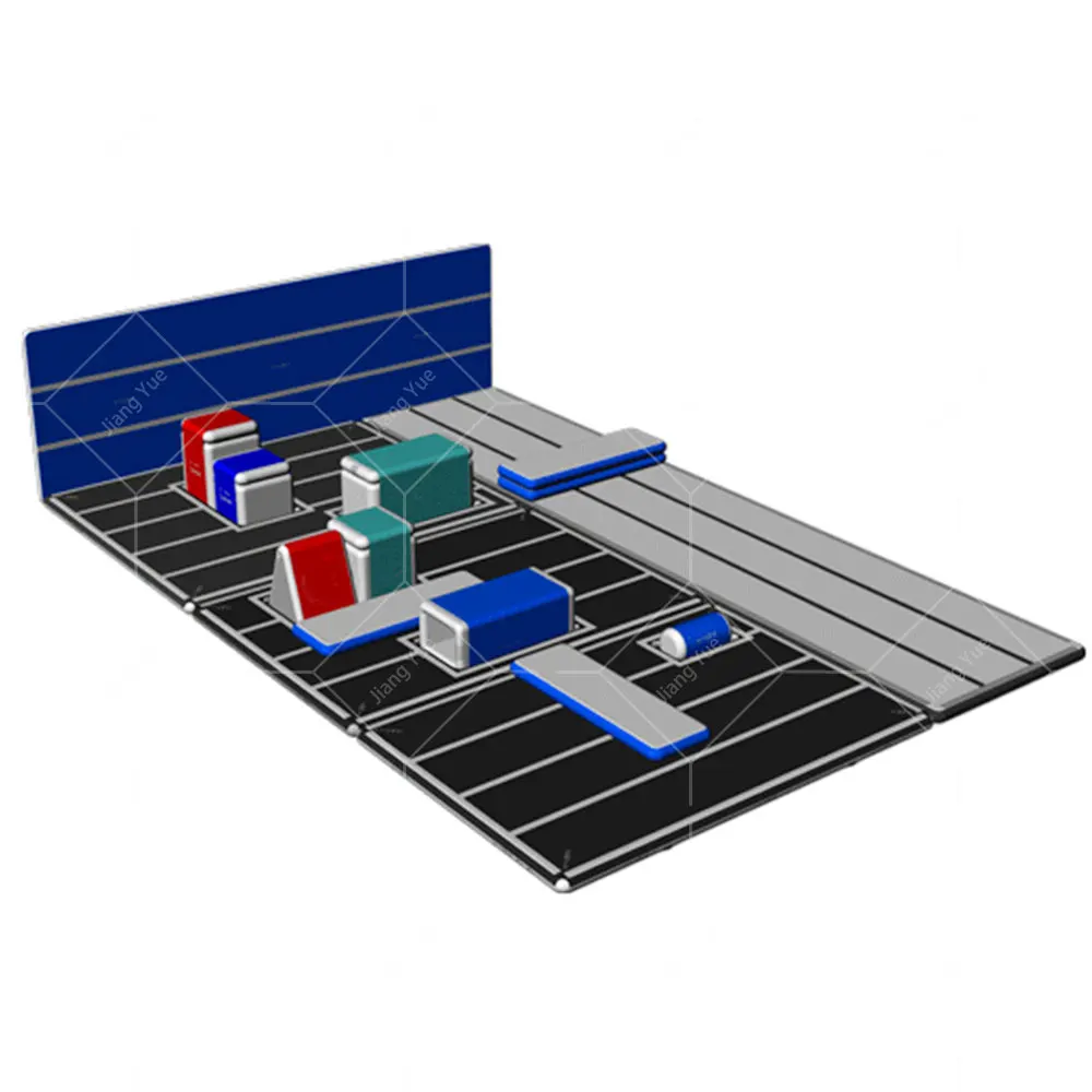 Parkour Trampoline Park Airtrack Equipment Cross Jump Air Tumble Track Inflatable Airtrack Obstacle Set