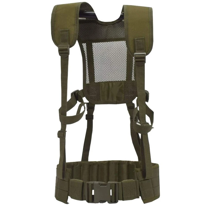 t X-Shaped Suspenders Free Straps Outdoor Tactical Waist Belt Padded Molle Belt