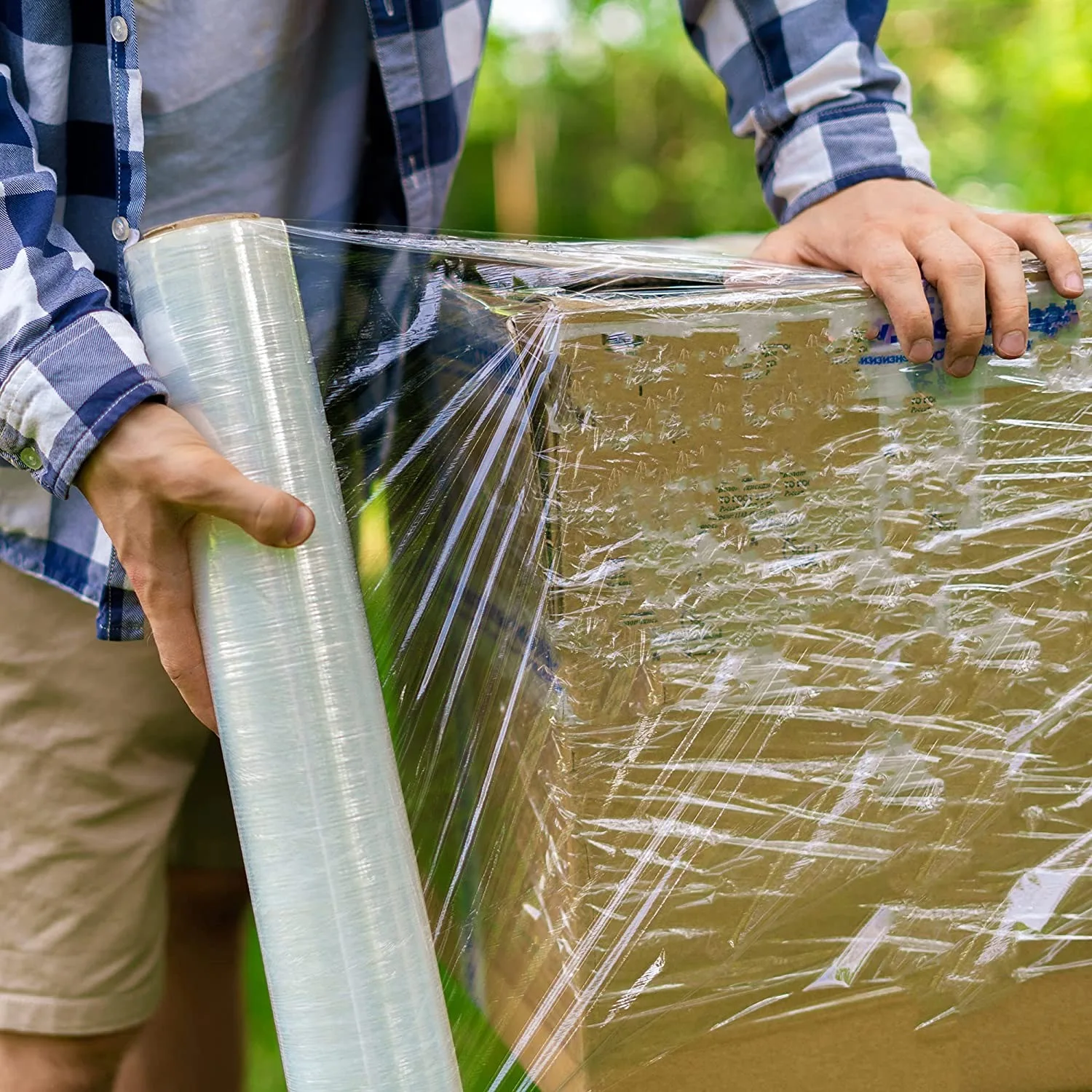 Прозрачная пластиковая упаковочная пленка из полиэтилена Ldpe