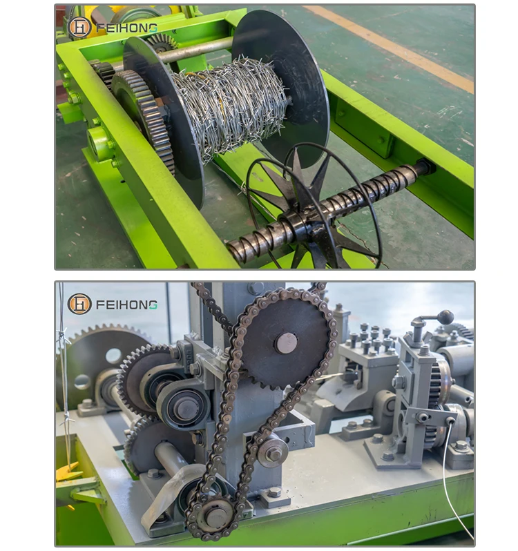 Factory price automatic galvanized twisted barbed wire making machine