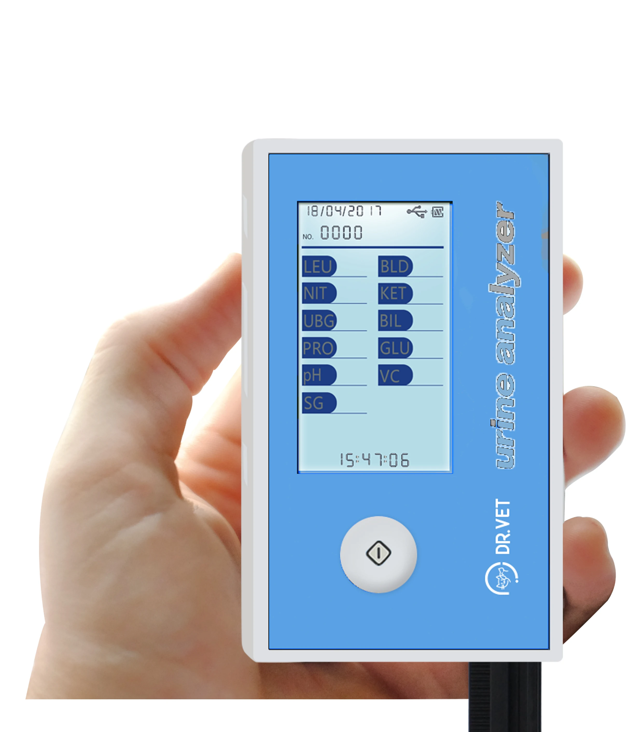 
11 parameters ultra-portable design urine analyzer for vet use 