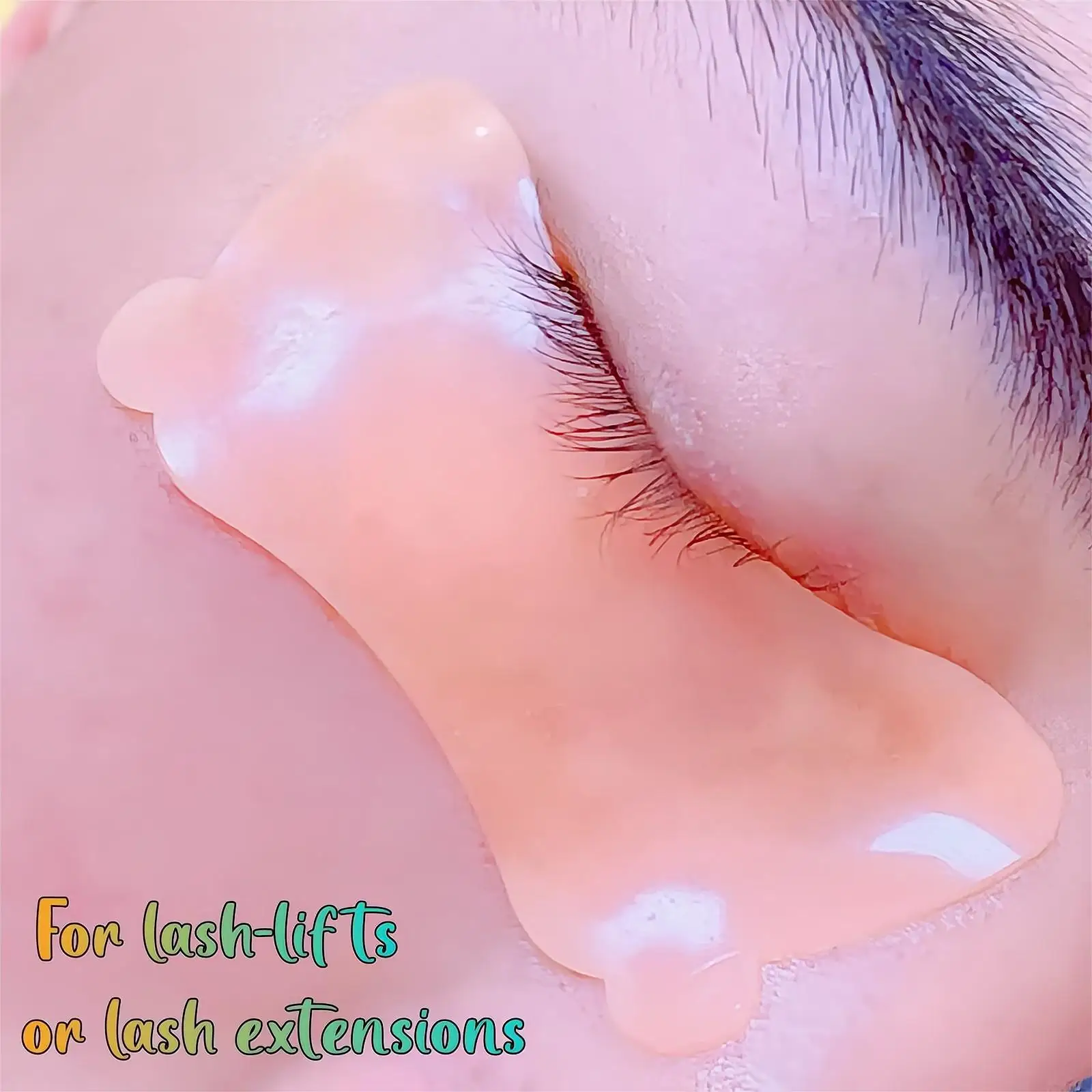 Silicone Eye Patches Reusable Lash Cover Flex Shield Self Sticky Eyelash Extension Pads Elastic Silicone Mask For Lash Lift Tint