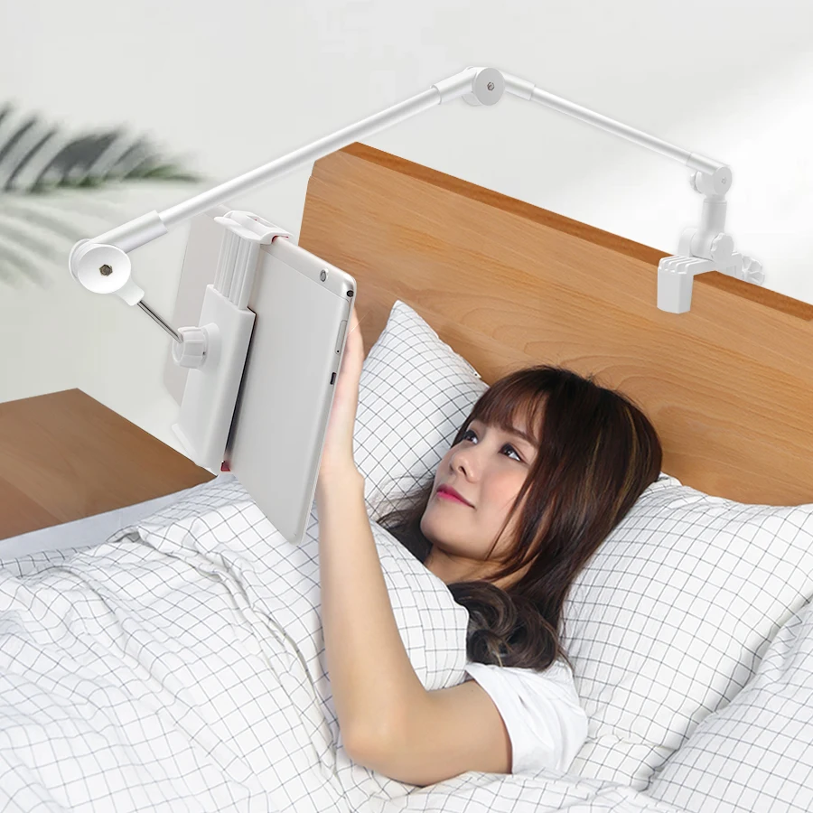 Lightweight folding 360 degree rotation flexible angle adjustment lazy tablet PC bracket Stand