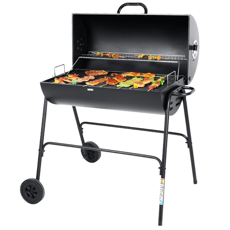 American style  portable Charcoal barbecue grill outdoor courtyard smokless BBQ Roaster