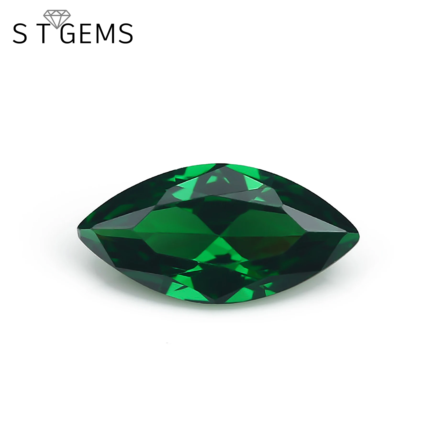 Loose Gemstone Glass Diamond Stones Marquis Cut Synthetic Eye Crystal Stone Glass Jewelry