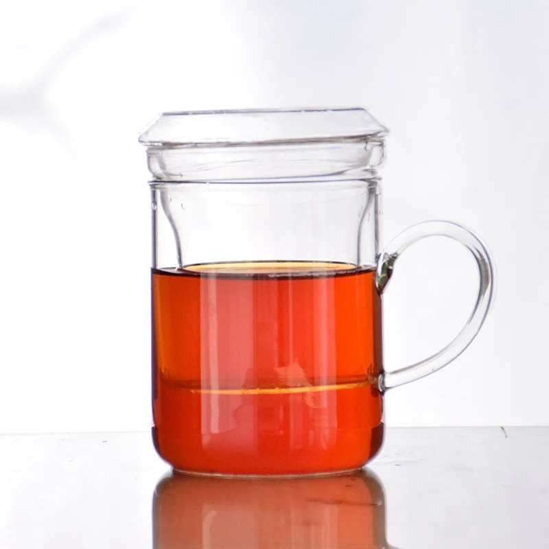 350ml 12oz  Glass Brewing Tea Cup Tea Infuser Mug