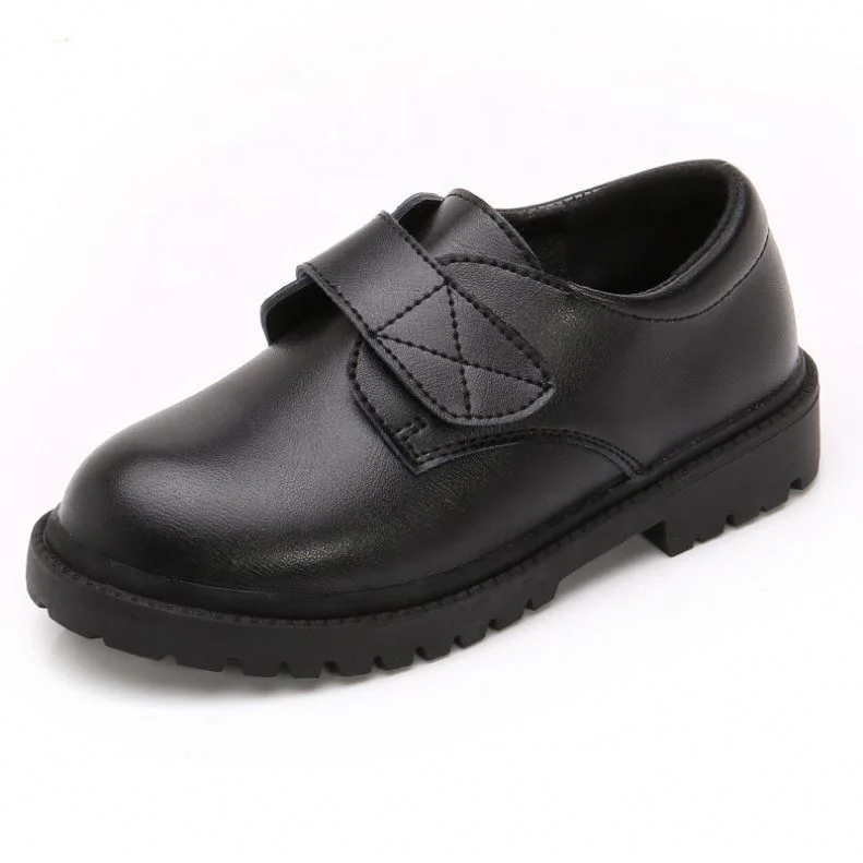 Trend  New British Style Wholesale Children Teenagers Boys School Black Kids Leather Shoes