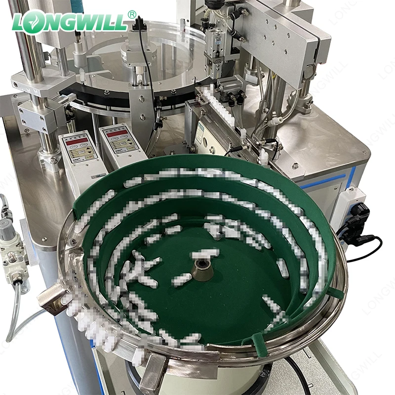 Small Business Heating Adjusted Automatic 10ml Small Bottle Thick Oil Gummy Liquid Filling Capping Machine With PLC control