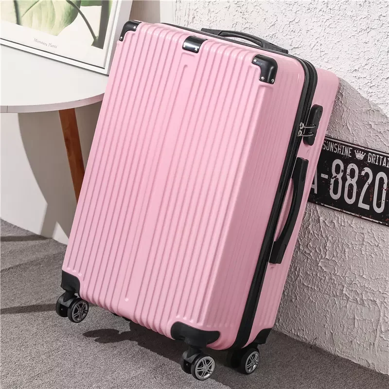 Wholesale abs zipper luggage travel cheap hand trolley case custom portable hard shell lightweight safety carry on suitcase