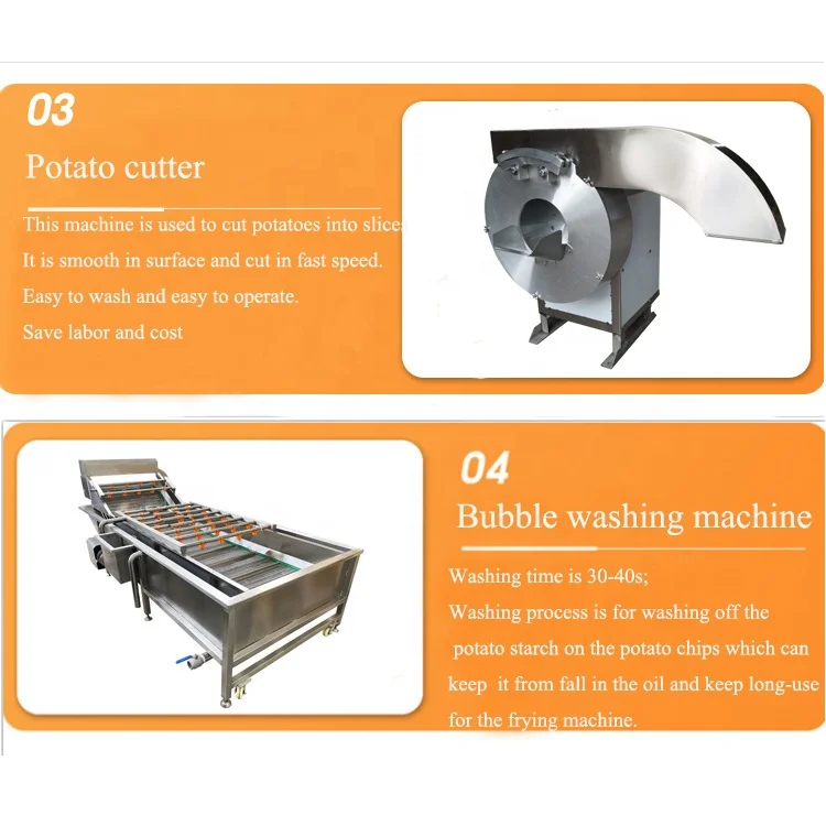 TCA 300kg/h automatic frozen french fries machine price SUS 304 CE finger chips machine