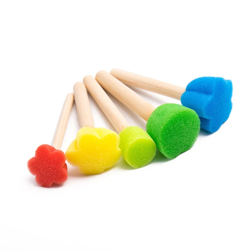 Детский набор губчатых кистей для рисования