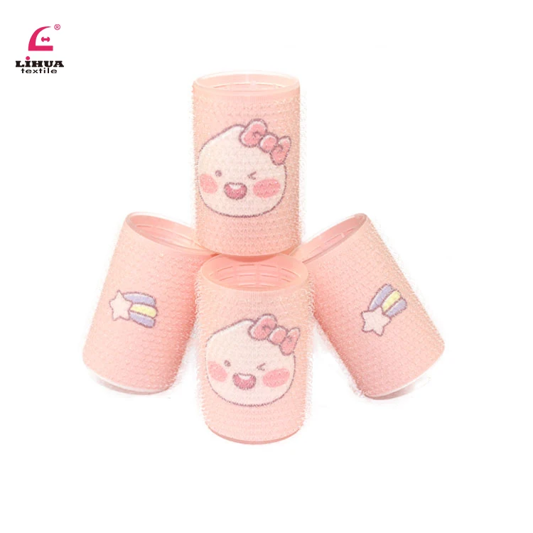 Assorted Colors hair curlers rollers  plastic hair curler rollers hair roller clip for home usage