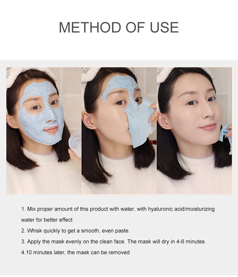 25g travel pack soft film powder moisturizing oil control whitening  face facial tea tree peel off mask mask powder