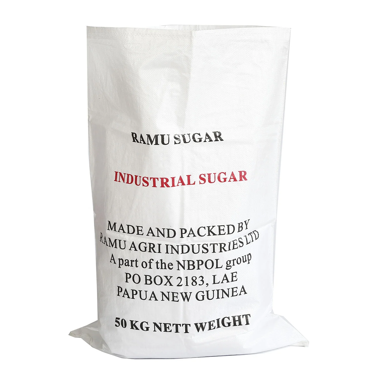 
Plastic Durable 25kg 50kg White Printed Woven PP Sugar Bag with PE Liner 