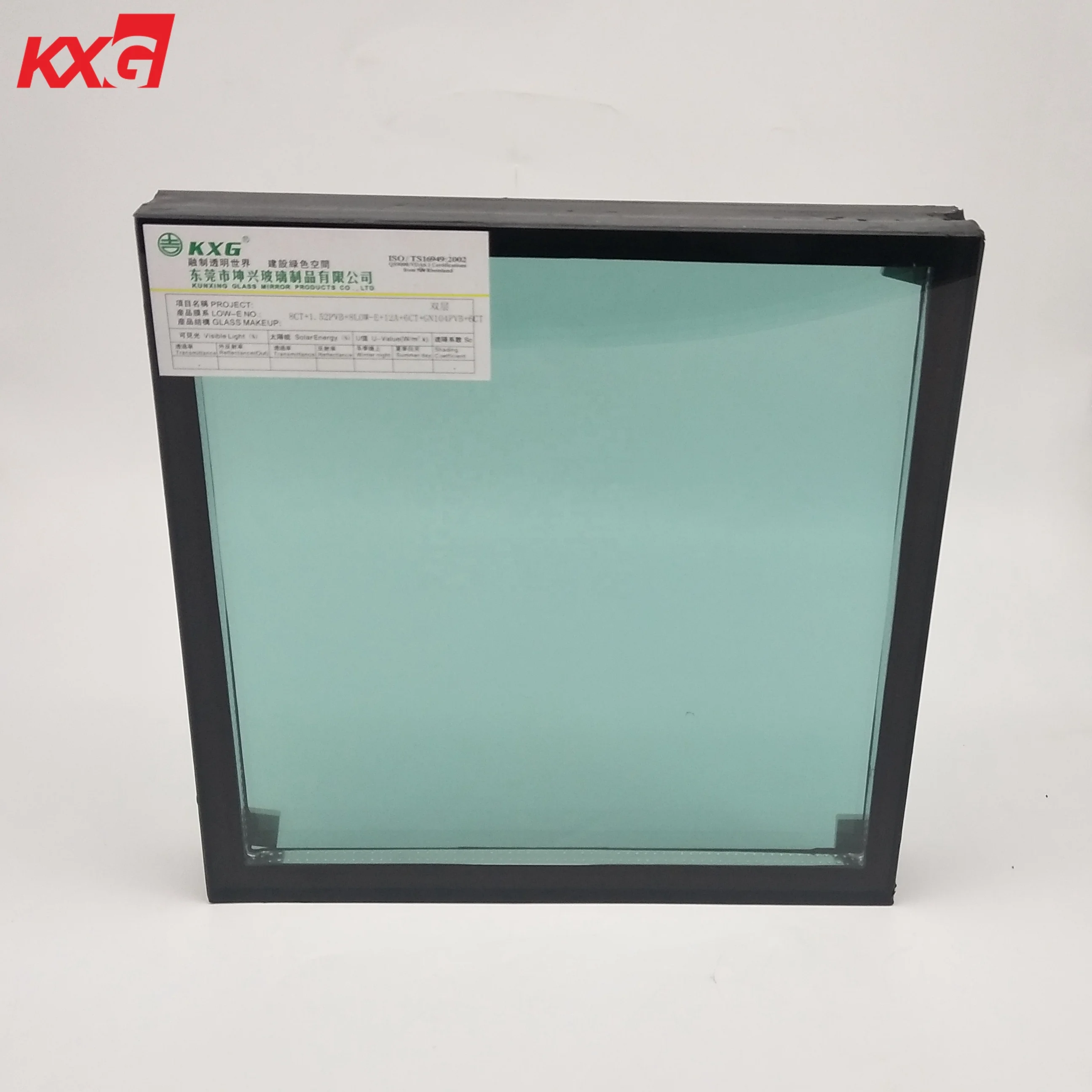 Clear and colored laminated Insulated glass triple tempered insulating glass for building