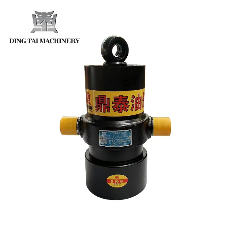 Side flipping hydraulic cylinder construction machinery - Double ear hydraulic cylinder with large volume discounts