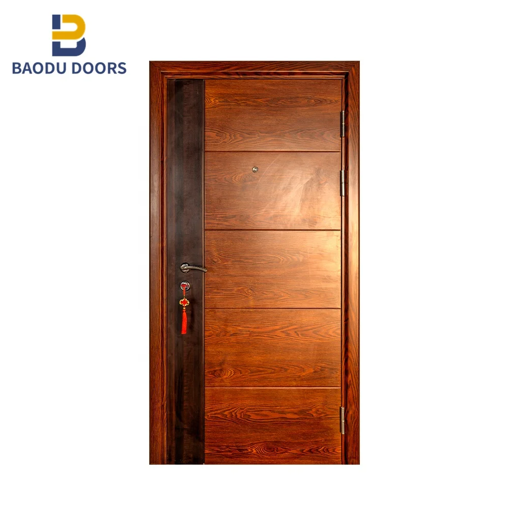 BD China golden door supplier provide 0.6/1.2mm steel security door for Malaysia