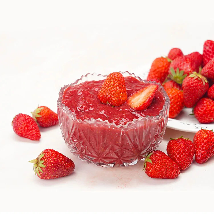 High Quality Fruit Jam Strawberry Puree Manufacturer Delicious taste