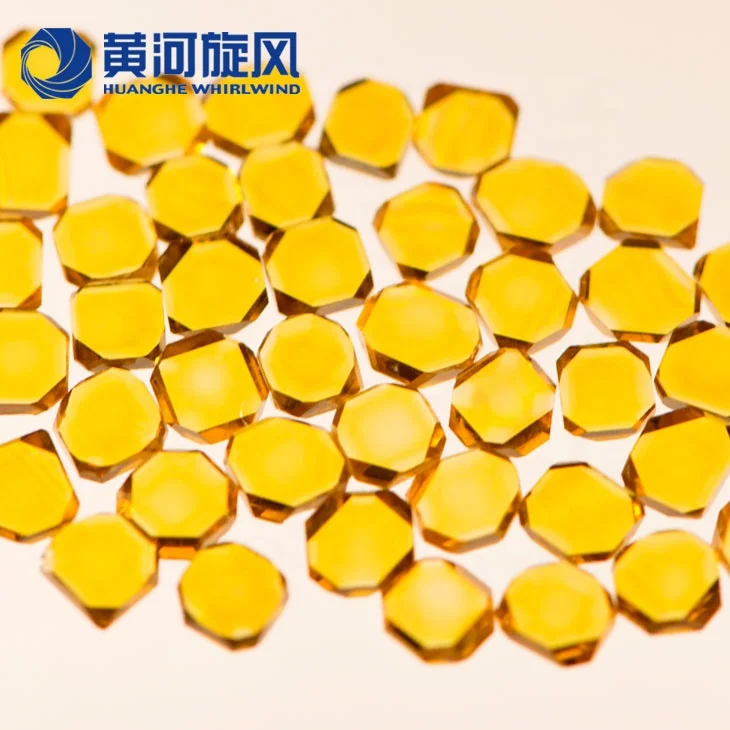 HPHT mono crystal yellow synthetic diamond price per carat for cutting tools