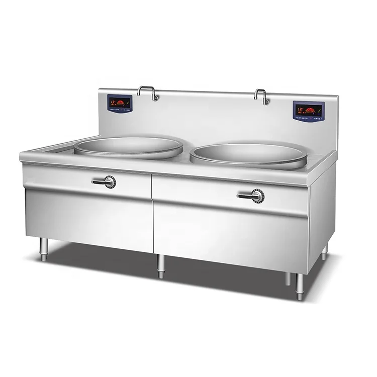 Отличное качество профессиональное two вок станции один индукционная плита