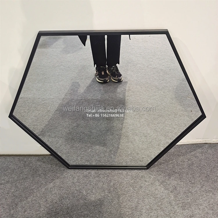 metal hexagon mirror