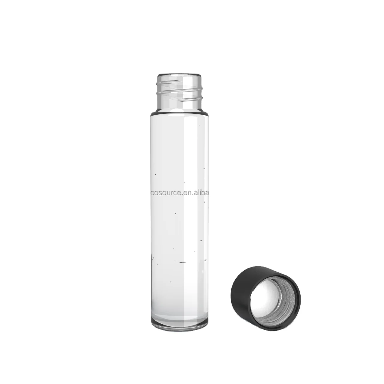 Transparent Screw Top Cone Size Child Resistant Glass Tubes Custom Pre Clear Glass Roll Tube Packaging Container