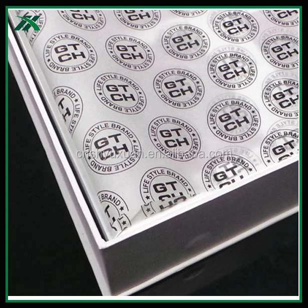 Сделано в Китае изготовление на заказ Печать Логотипа Упаковочная бумага ткани для одежды