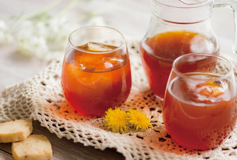 Содержит корень одуванчика черные бобы травяной гигиенический чай для здравоохранения